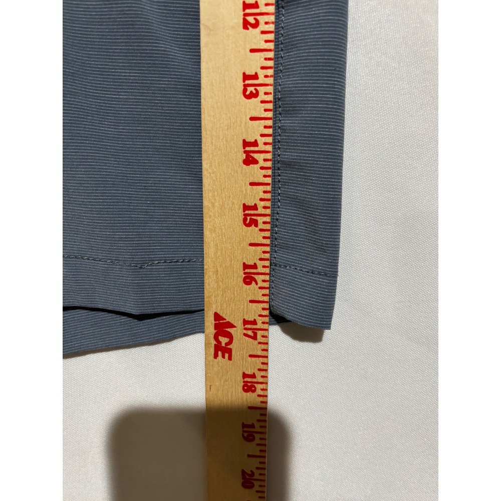 RVCA Daggers Fit Blue/Grey Performance Stretch Shorts Mens sz 28 golf preppy - Picture 3 of 9